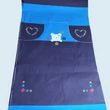 Köténymintás textil, mackó