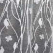 Kép 1/2 - Fényáteresztő vitrázs függöny fehér, pillangó és kismadár díszítéssel 60cm