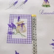 Viaszos vászon, levendula csokrok