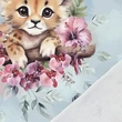 Futter, szabadidő anyag panel 40x50 cm, Leopárd