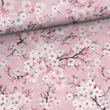 Prémium pamut jersey, Pink Sakura
