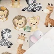 Prémium mintás pamutvászon, Szafari
