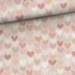 Prémium pamut jersey, Szívek