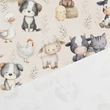 Prémium mintás pamutvászon, A farm állatai