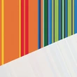 Prémium mintás pamutvászon, Multicolor narancs csíkok
