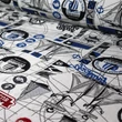 Dekortextil jacquard, jacht klub