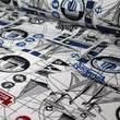 Kép 1/3 - Dekortextil jacquard, jacht klub, 280 cm széles