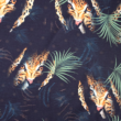 Kép 2/2 - Prémium pamut jersey, dzsungel
