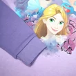 Téli pamut gyerek pizsama - Disney Hercegnők - lila - 104