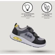 Batman Grey LED villogó, világító utcai cipő 28