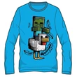 Minecraft Chicken Jockey gyerek hosszú ujjú póló, felső 8 év / 128 cm
