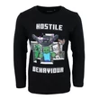 Minecraft Hostile gyerek hosszú ujjú póló, felső 10 év / 140 cm