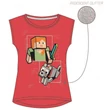Minecraft Red gyerek rövid póló, felső 4 év / 104 cm