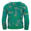 Minecraft Green gyerek kötött pulóver 12 év / 152 cm