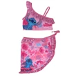 Disney Lilo és Stitch, A csillagkutya Tropic Pink gyerek bikini és sarong szett 9 - 10 év / 134 - 140 cm