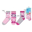 Peppa malac Sparkle Steps Grey gyerek zokni  23/26