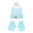Disney Lilo és Stitch, A csillagkutya Ombre Blue  gyerek sapka + kesztyű szett 52 cm