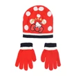Hello Kitty Cute Dots Red gyerek sapka + kesztyű szett 54 cm