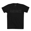 Fortnite Black gyerek rövid póló, felső 14 év / 164 cm