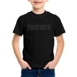 Fortnite Black gyerek rövid póló, felső 14 év / 164 cm