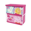 Peppa malac Friends játéktároló állvány 3 rekeszes 53x30x60 cm