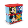 Disney Mickey Let's Move játéktároló állvány 3 rekeszes 53x30x60 cm