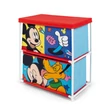 Disney Mickey Let's Move játéktároló állvány 3 rekeszes 53x30x60 cm