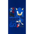 Sonic a sündisznó Go Blur fürdőlepedő, strand törölköző 70x140cm (Fast Dry)