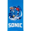 Sonic a sündisznó Fast Lane fürdőlepedő, strand törölköző 70x140cm (Fast Dry)