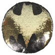 Batman Symbol átfordítható flitteres formapárna 30 cm