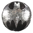 Batman Symbol átfordítható flitteres formapárna 30 cm