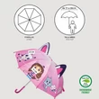 Gabi babaháza Pink gyerek esernyő füllel Ø71 cm