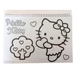 Hello Kitty Sweetheart A/4 spirál vázlatfüzet 40 lapos matricával