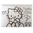 Hello Kitty Sweetheart A/4 spirál vázlatfüzet 40 lapos matricával