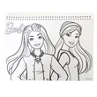 Barbie Paints A/4 spirál vázlatfüzet 40 lapos matricával