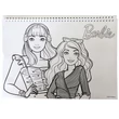 Barbie Paints A/4 spirál vázlatfüzet 40 lapos matricával