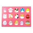 Squishmallows Feelin' A/4 spirál vázlatfüzet 40 lapos matricával