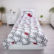 Hello Kitty White ágyneműhuzat 140×200cm, 70×90 cm