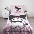 Hello Kitty Kuromi Be Yourself ágyneműhuzat 140×200cm, 70×90 cm