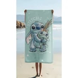 Disney Lilo és Stitch, A csillagkutya Buddies fürdőlepedő, strand törölköző 70x140cm