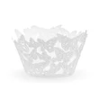 Pillangó White muffin dísz 6 db-os