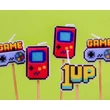 Játék Game On tortagyertya, gyertya szett 5 db-os