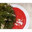Piros Red Karácsonyfa szoknya, alátét 80 cm