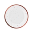 Rózsaszín Rose Gold Celebrate papírtányér 6 db-os 18 cm