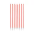 Rózsaszín Pearly Light Pink tortagyertya, gyertya szett 8 db-os