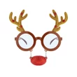 Szarvas Reindeer szemüveg piros orral