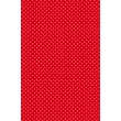 Piros White Dots papír asztalterítő 120x180 cm