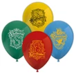 Harry Potter Hogwarts Houses léggömb, lufi 8 db-os