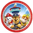 Mancs Őrjárat Rescue Heroes papírtányér 8 db-os 20 cm FSC