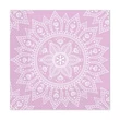 Mandala Purple White szalvéta 20 db-os, 33x33 cm FSC
